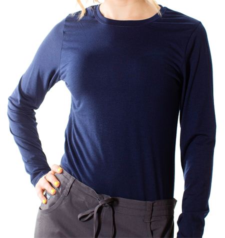 plain long sleeve tops womens